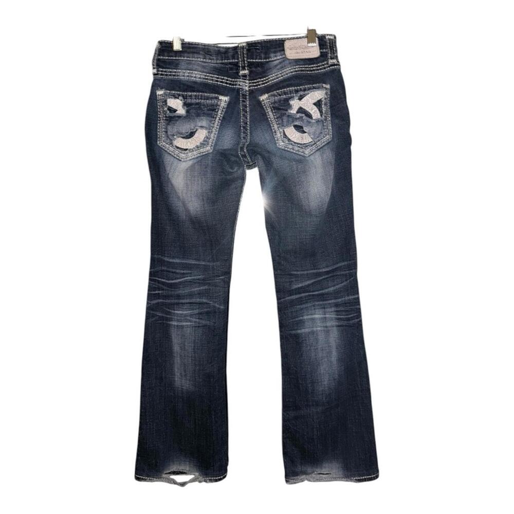 1181 Buckle | Big Star Low Rise Liv Bootcut Jeans 26R (29x30) Distressed Stretch